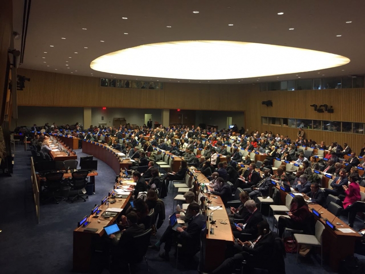 Vista general de la sala on s'ha celebrat la conferència mundial.